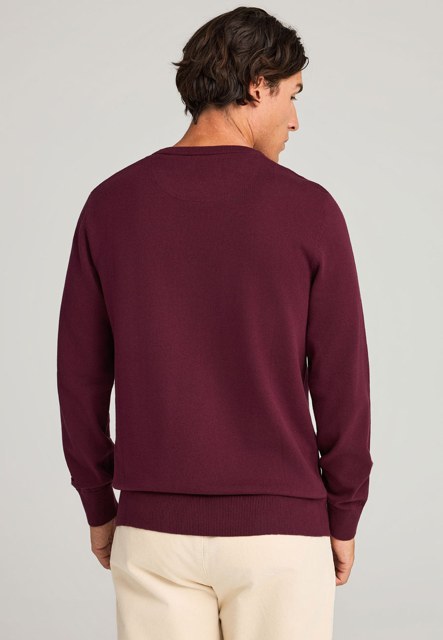 Pulover cu guler rotund pentru bărbați - Esențiale