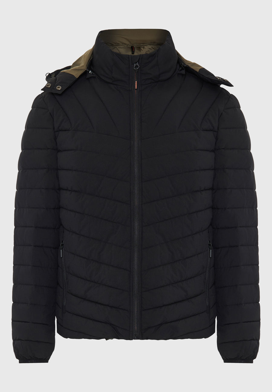 Jachetă casual bărbătească cu căptușeală matlasată