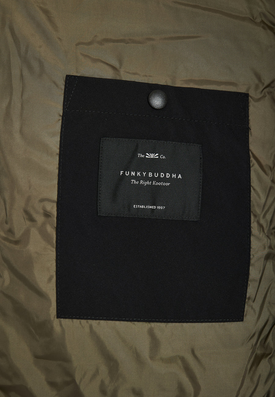 Jachetă casual bărbătească cu căptușeală matlasată