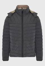 Jachetă casual bărbătească cu căptușeală matlasată