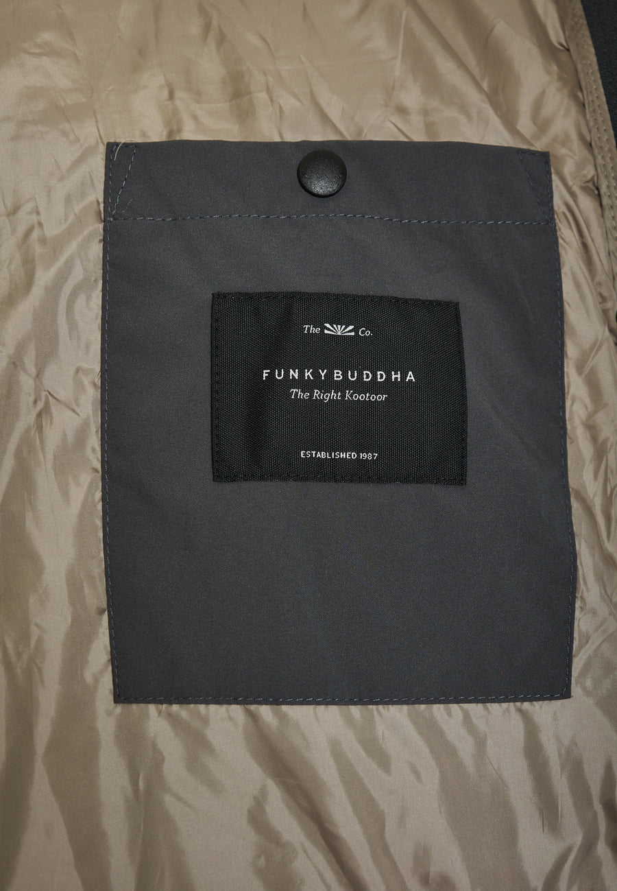 Jachetă casual bărbătească cu căptușeală matlasată