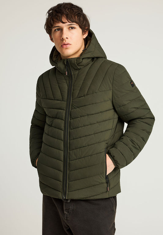 Jachetă casual bărbătească cu căptușeală matlasată