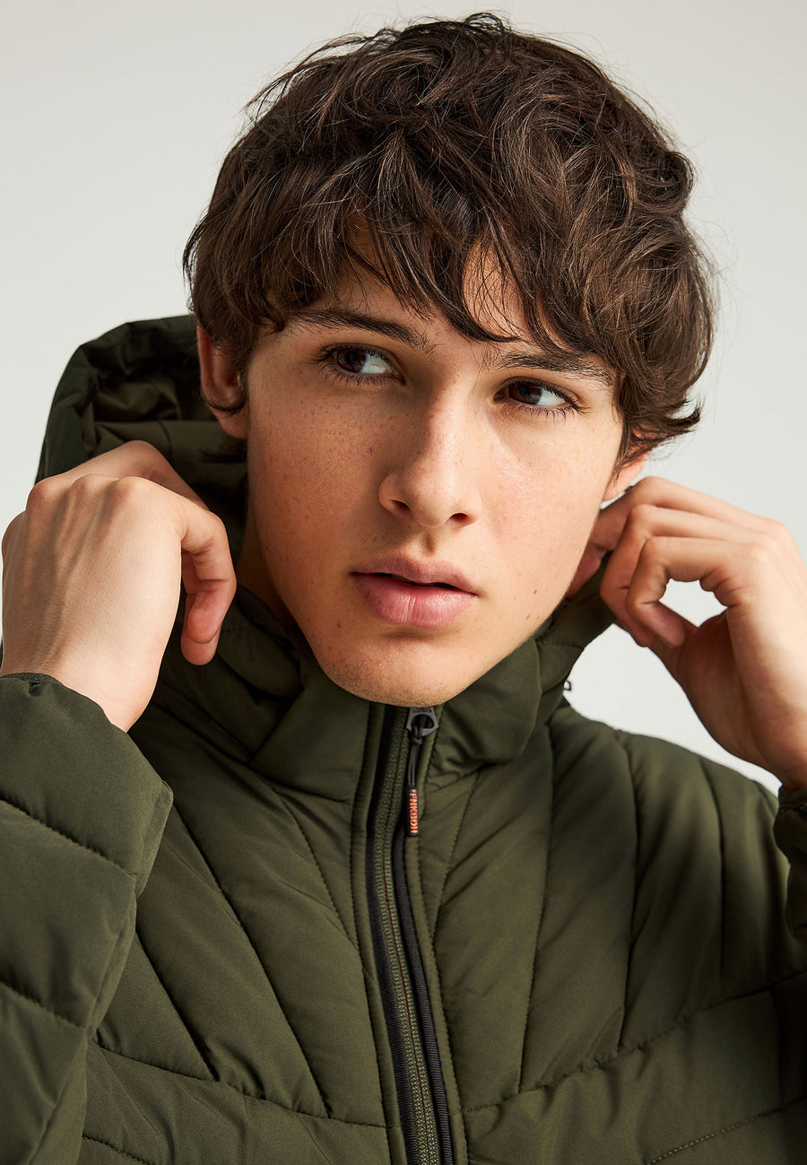 Jachetă casual bărbătească cu căptușeală matlasată