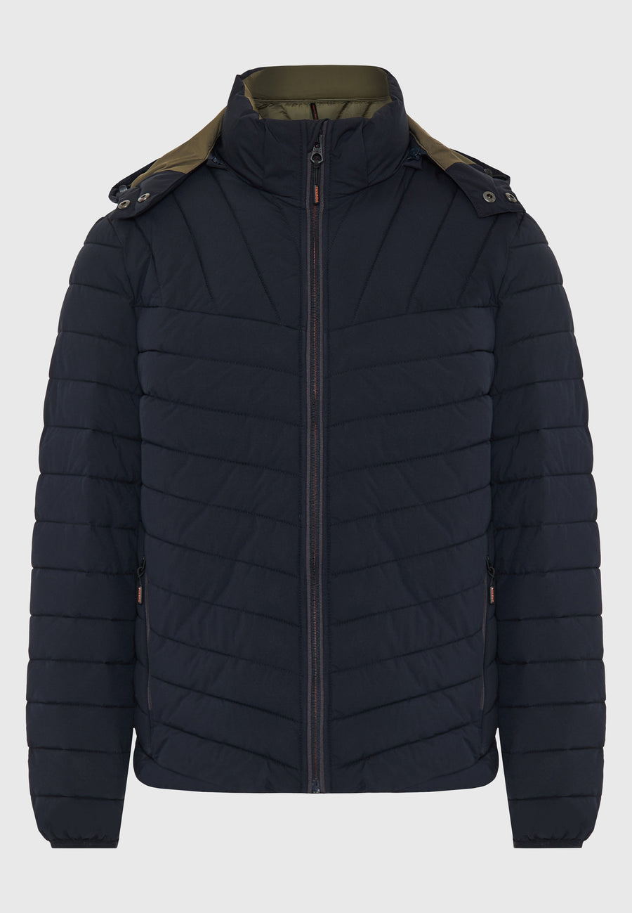 Jachetă casual bărbătească cu căptușeală matlasată