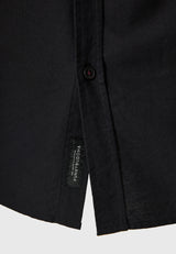 Men's oxford cotton shirt with embroidered logo - The Essentials