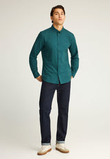 Cămașă bărbătească Oxford din bumbac cu logo brodat - The Essentials