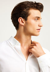 Cămașă bărbătească Oxford din bumbac cu logo brodat - The Essentials