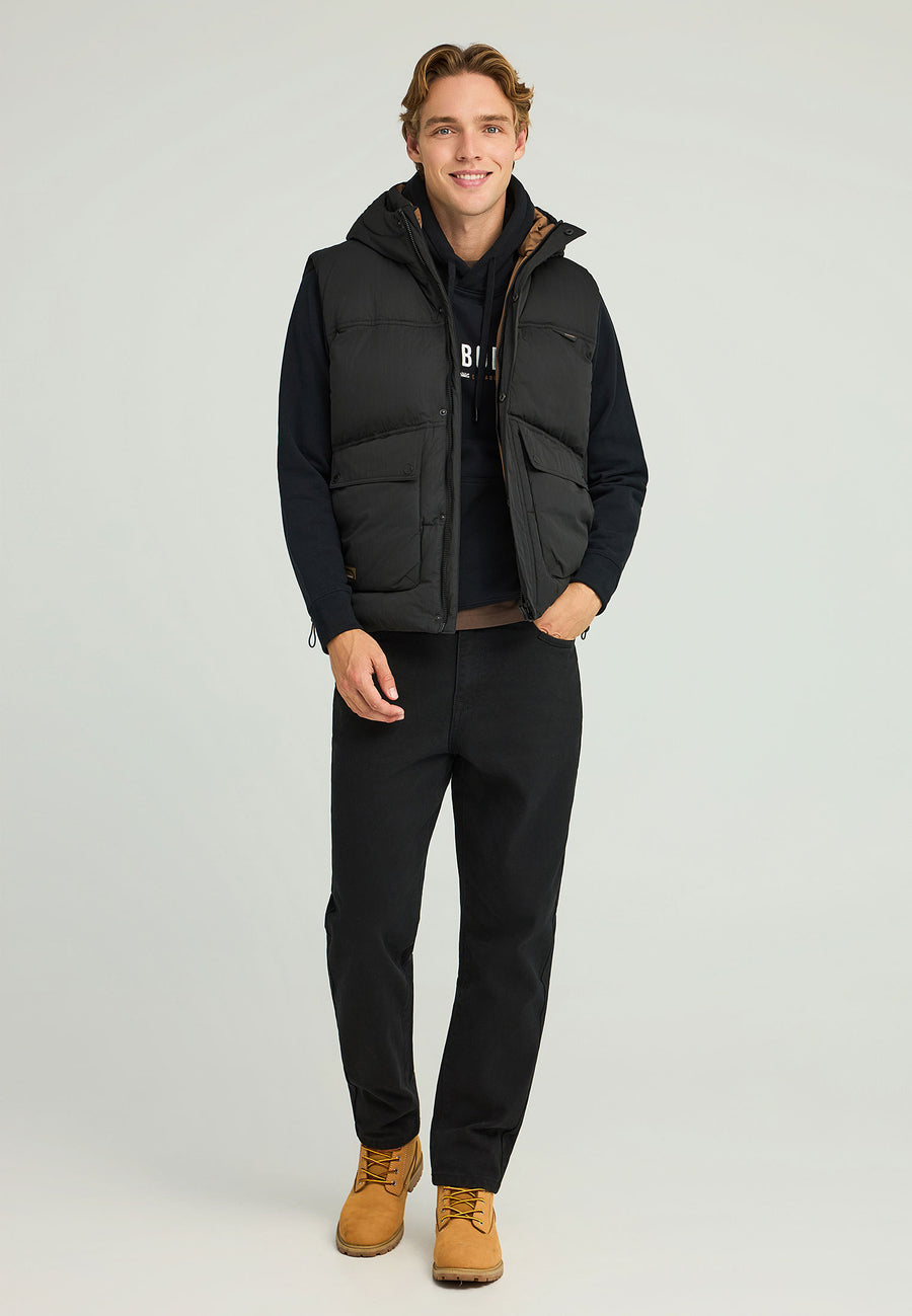 Men's vest quilted jacket