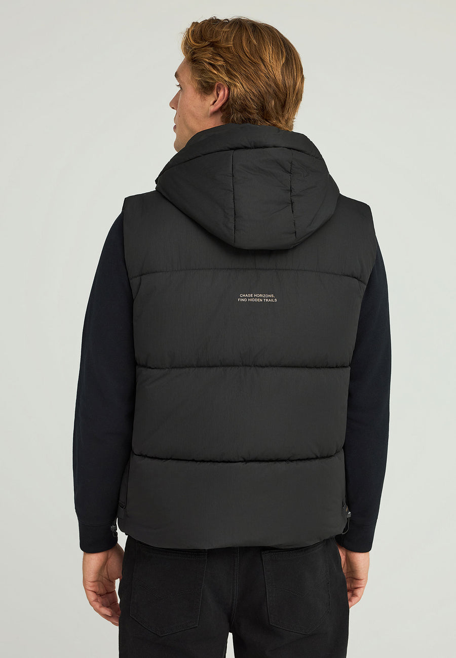 Men's vest quilted jacket