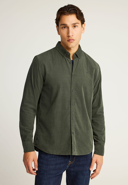 Cămașă bărbătească din catifea reiată