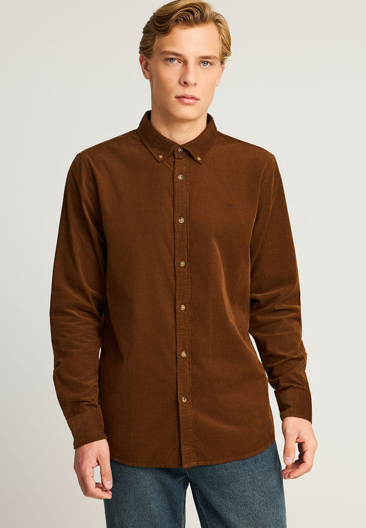 Cămașă bărbătească din catifea reiată