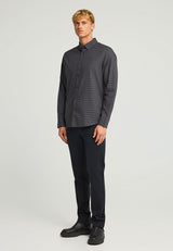 Men's cotton checkered shirt