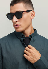 Men's cotton checkered shirt