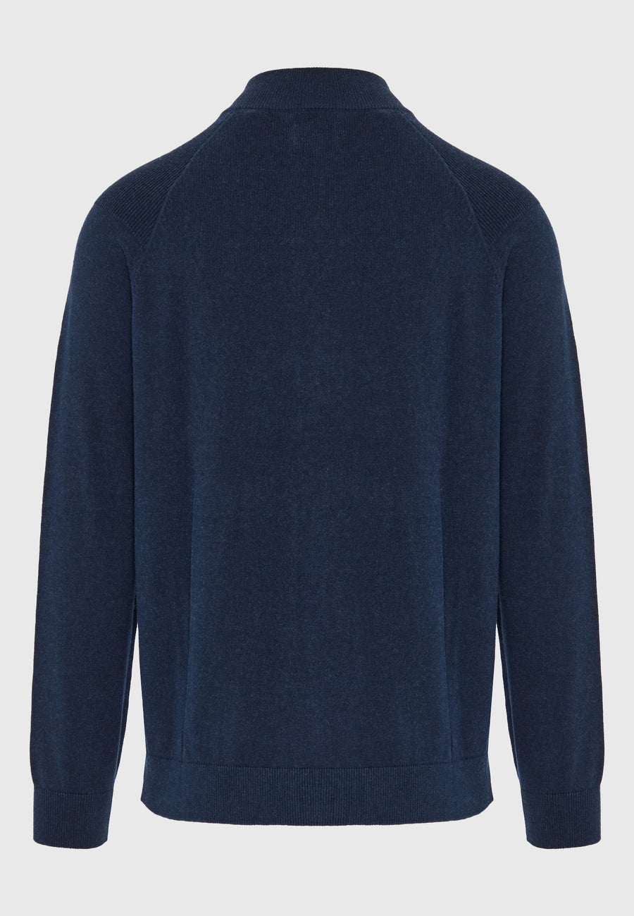 Cardigan tricotat cu fermoar pentru bărbați