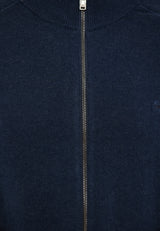 Cardigan tricotat cu fermoar pentru bărbați