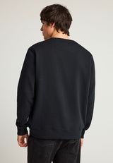 Hanorac bărbătesc cu guler rotund și logo imprimat