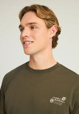 Relaxed T-Shirt with Vintage Back Print