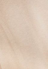 Pulover tricotat simplu cu guler rotund pentru bărbați