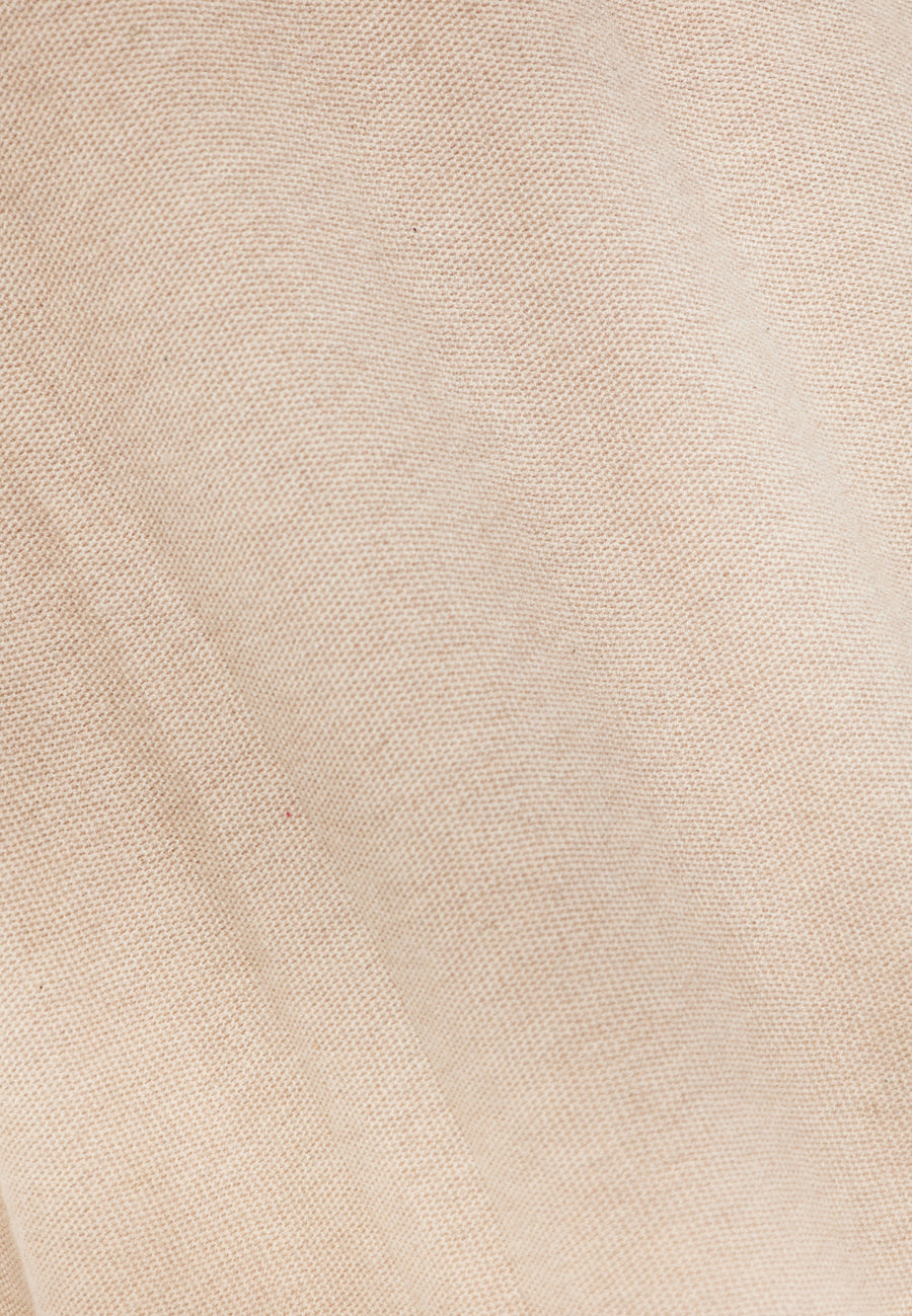 Pulover tricotat simplu cu guler rotund pentru bărbați