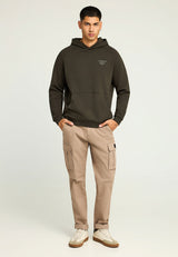 Hanorac cu imprimeu subtil pe piept