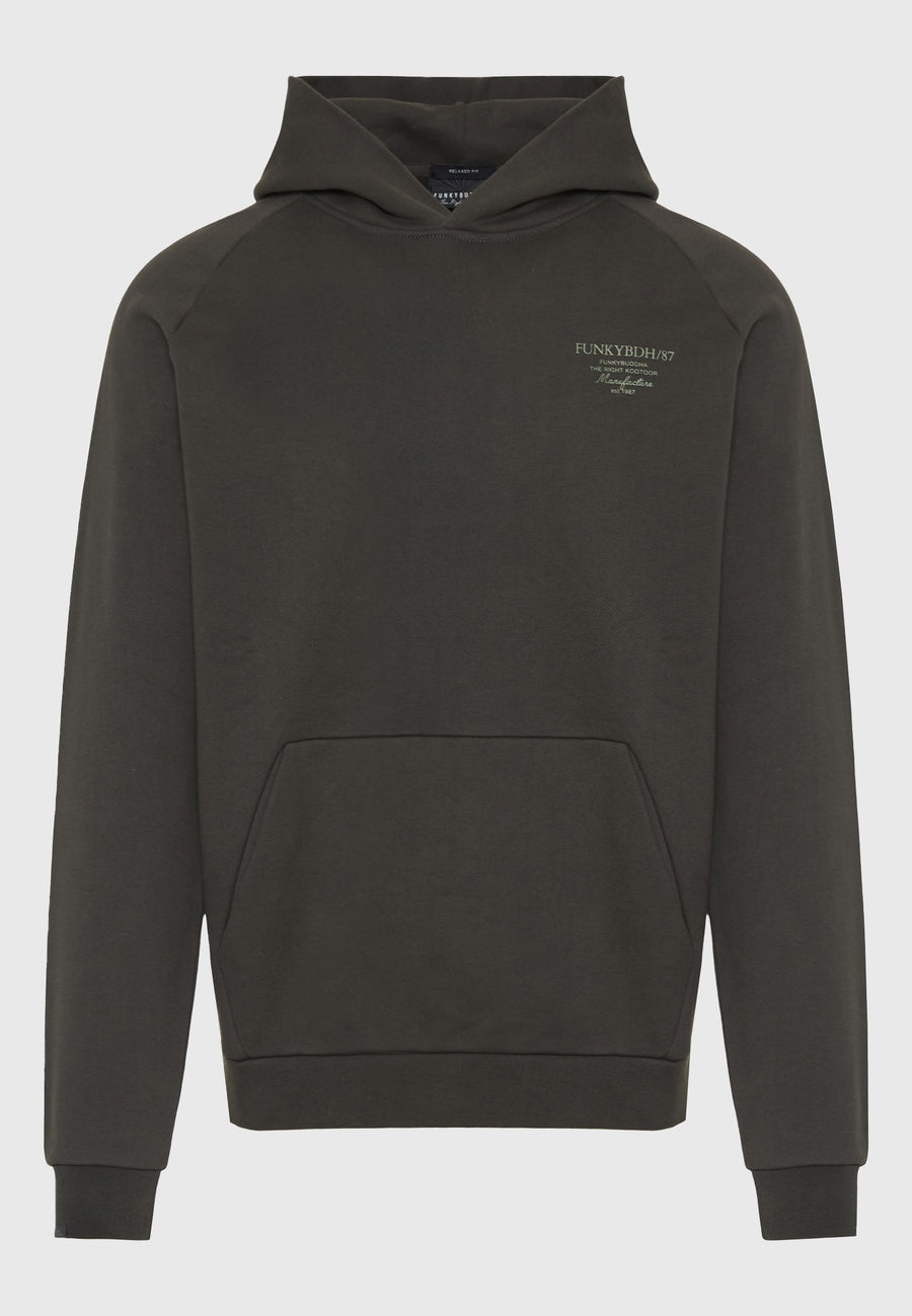 Hanorac cu imprimeu subtil pe piept