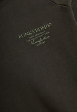 Hanorac cu imprimeu subtil pe piept