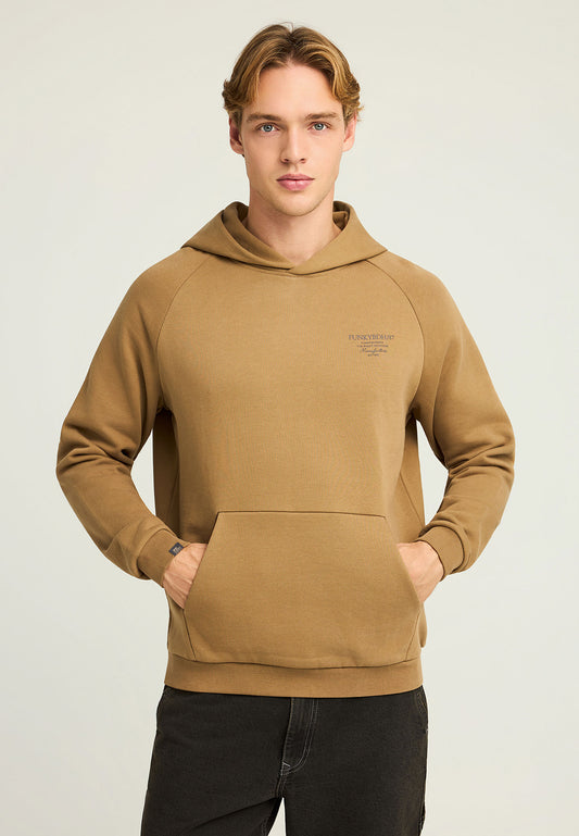 Hanorac cu imprimeu subtil pe piept