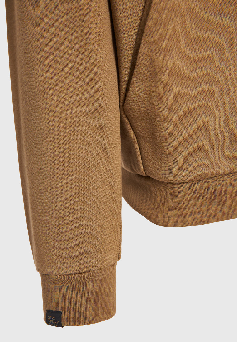 Hanorac cu imprimeu subtil pe piept