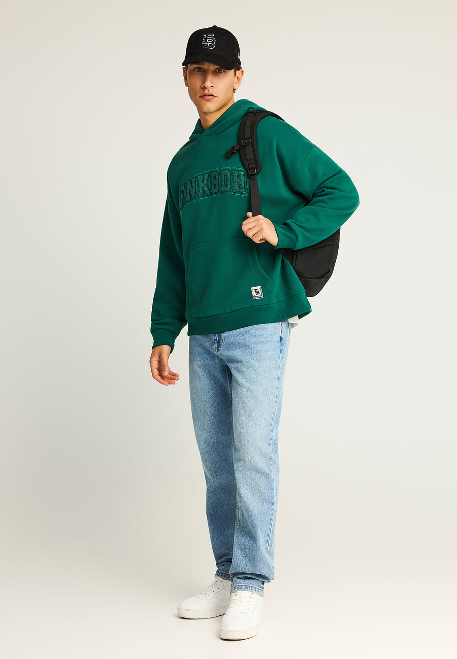 Hanorac cu imprimeu pe piept pentru bărbați