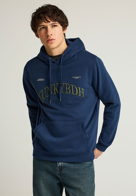 Hanorac cu imprimeu pe piept pentru bărbați