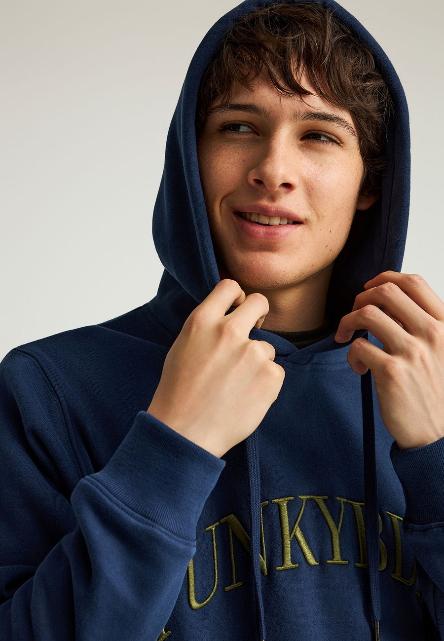 Hanorac cu imprimeu pe piept pentru bărbați