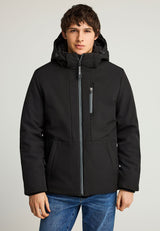 Jachetă casual bărbătească cu glugă