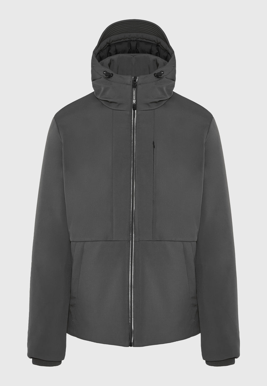 Jachetă casual bărbătească cu glugă