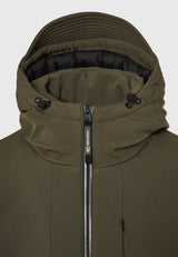 Jachetă casual bărbătească cu glugă