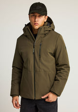 Jachetă casual bărbătească cu glugă