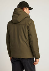 Jachetă casual bărbătească cu glugă