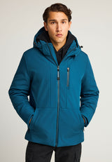 Jachetă casual bărbătească cu glugă