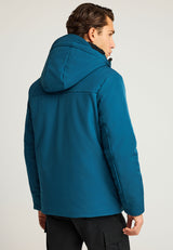 Jachetă casual bărbătească cu glugă