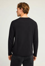 Tricou cu croială regulată și margini brute