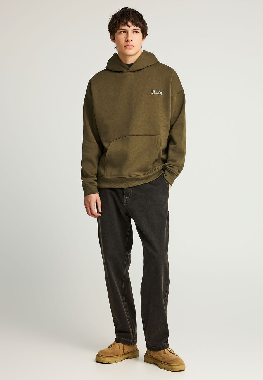 Hanorac cu imprimeu subtil pe piept