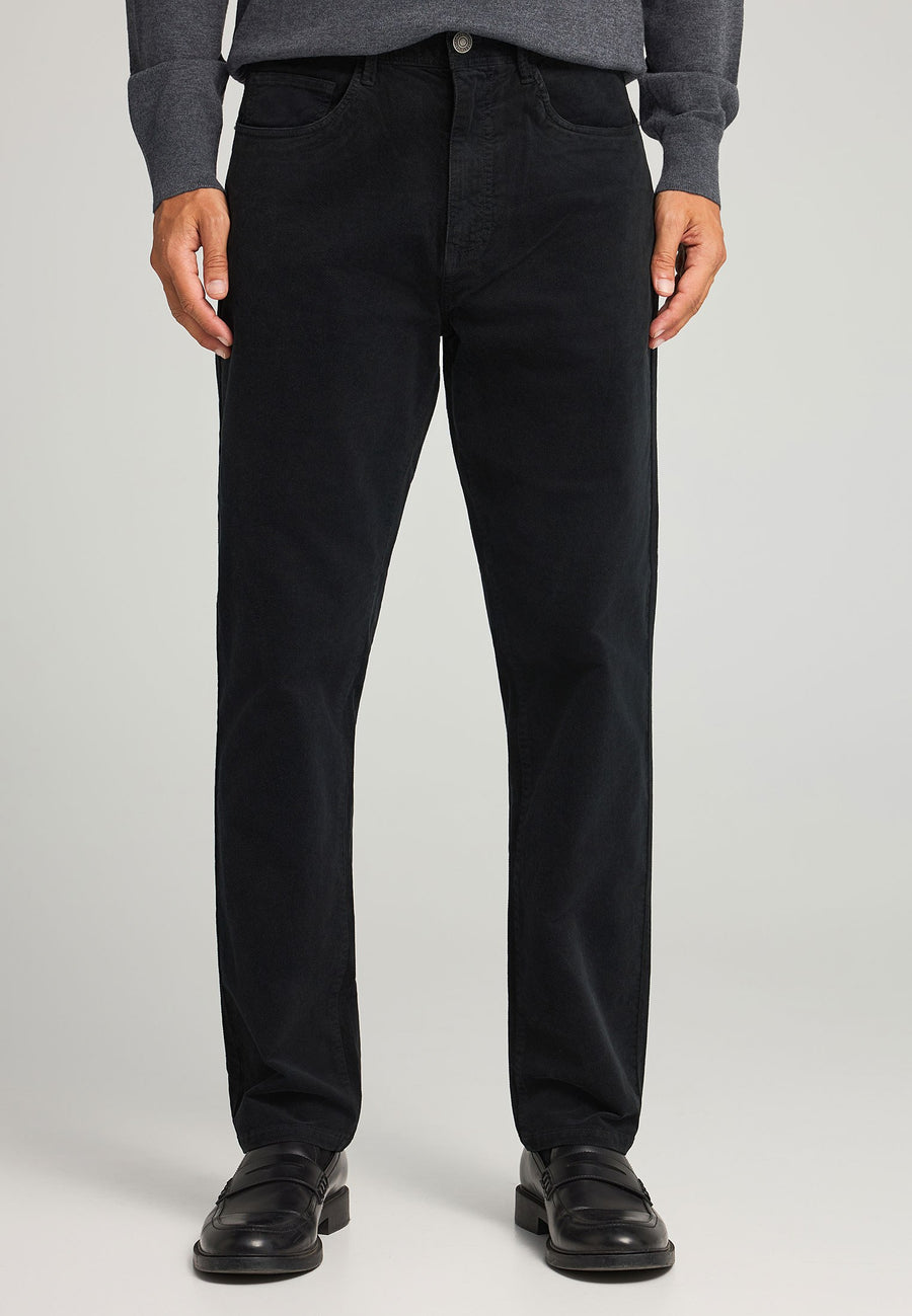 Pantaloni simpli cu cinci buzunare pentru bărbați