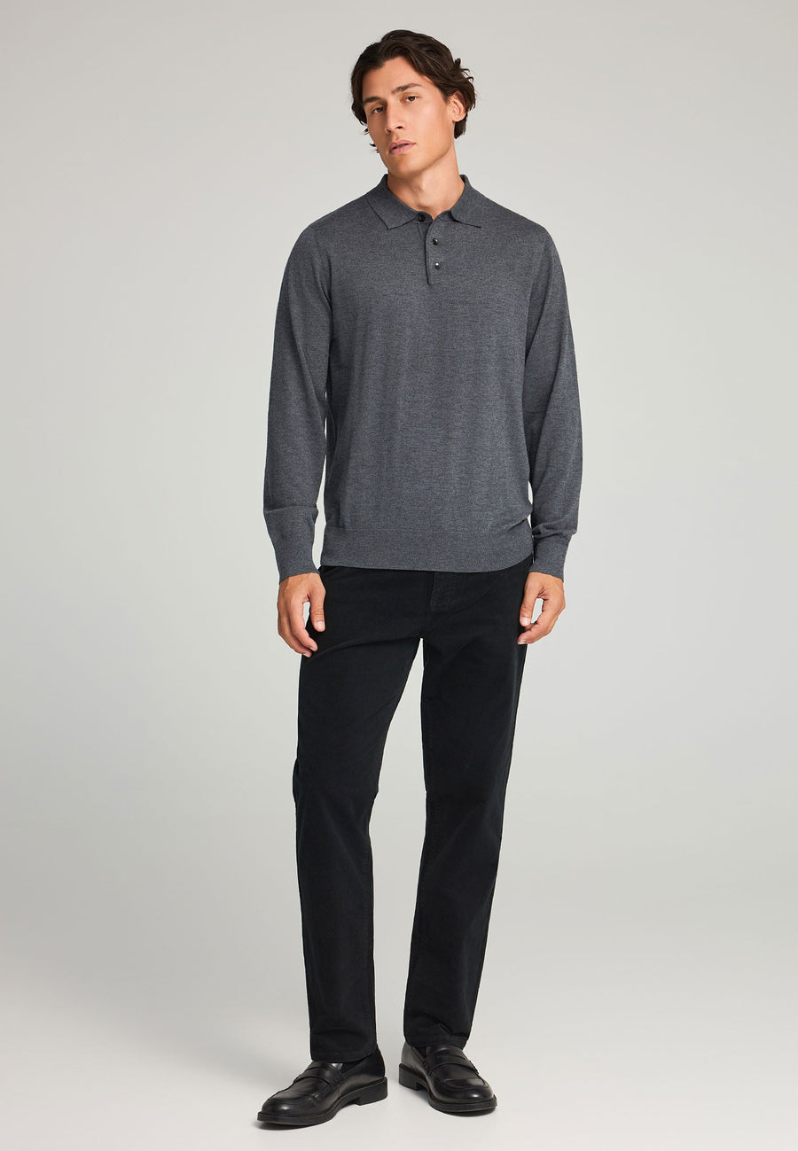 Pantaloni simpli cu cinci buzunare pentru bărbați