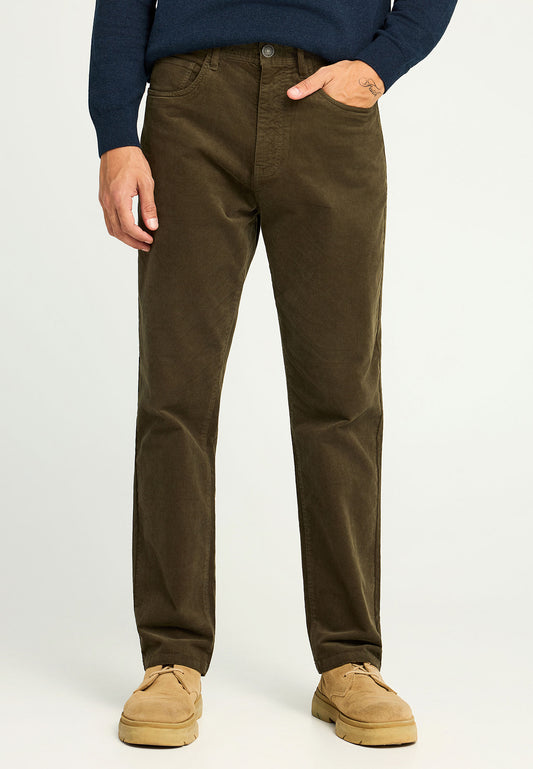 Pantaloni simpli cu cinci buzunare pentru bărbați