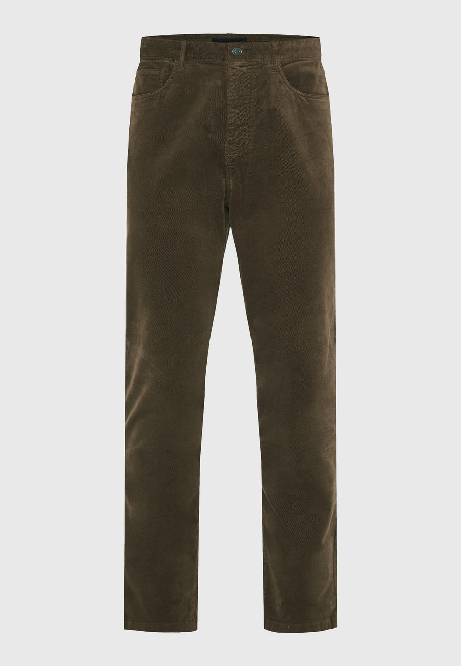 Pantaloni simpli cu cinci buzunare pentru bărbați