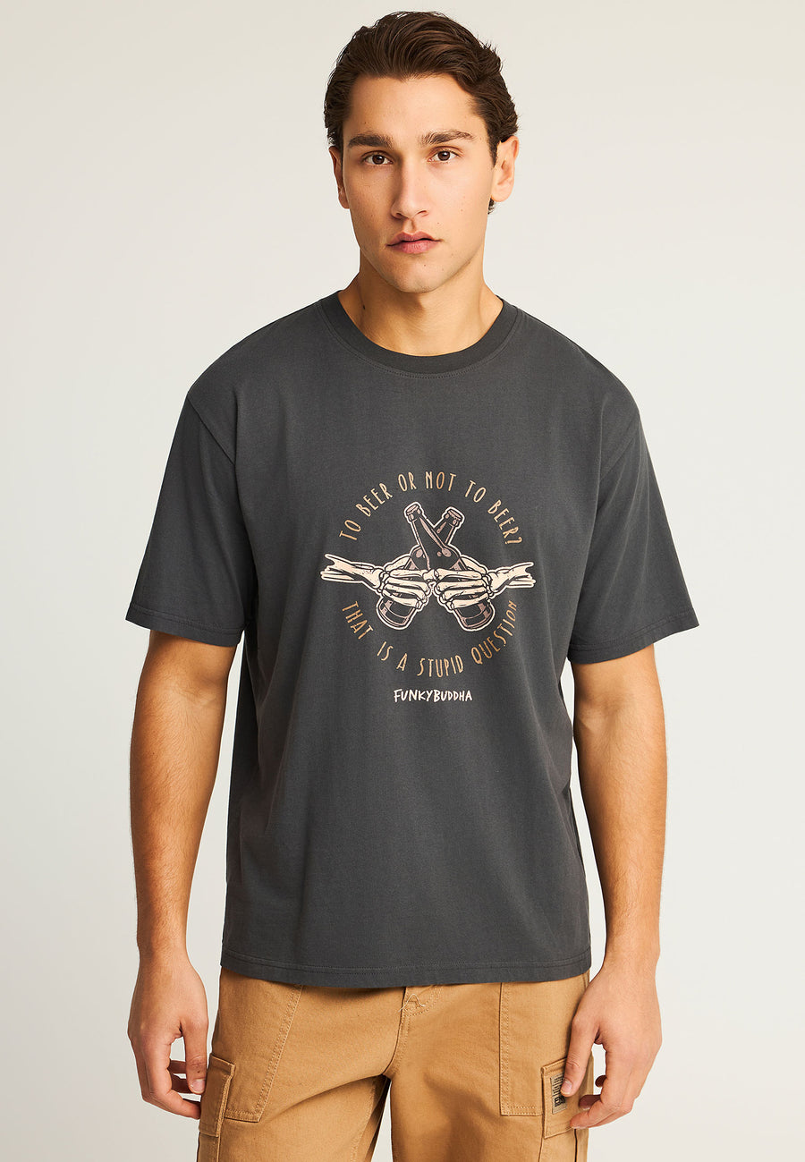 Tricou cu imprimeu pe piept