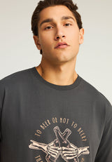 Tricou cu imprimeu pe piept