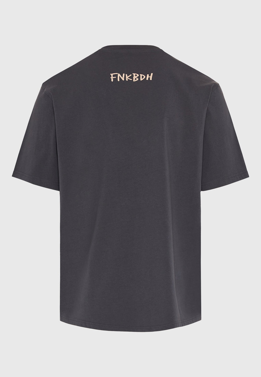 Tricou cu imprimeu pe piept