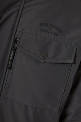 Parka pufoasă pentru bărbați cu glugă detașabilă