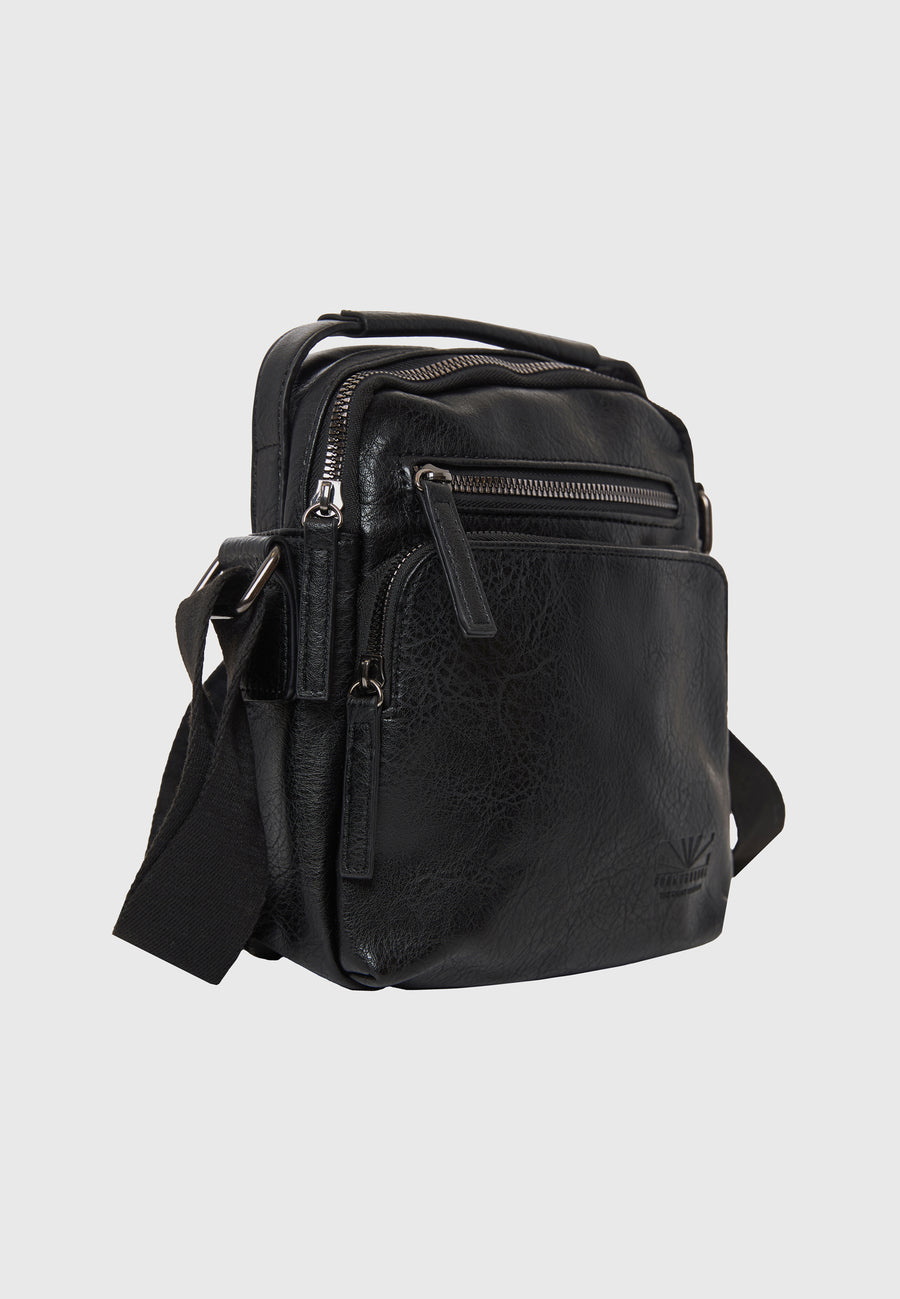 Geantă de umăr bărbătească din piele ecologică (PU)