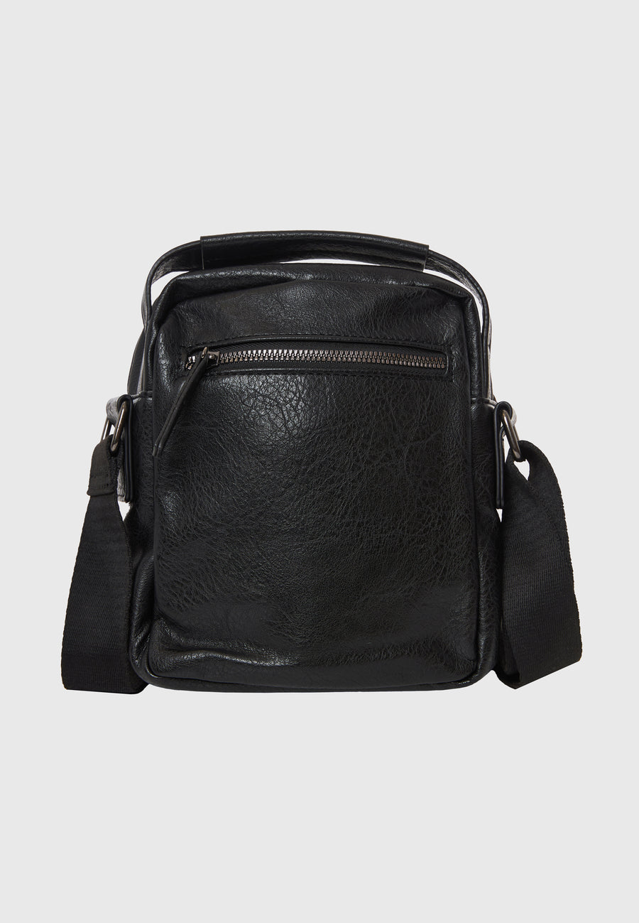 Geantă de umăr bărbătească din piele ecologică (PU)